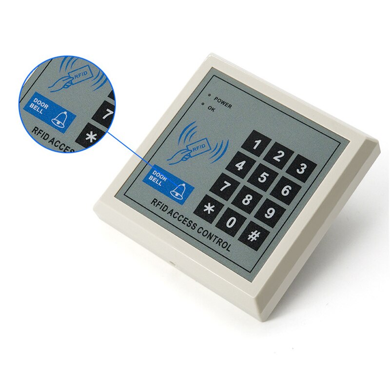 125KHz RFID Smart Card Reader Stand-alone Door Lock Access Control Keypad Board Support 500 Users For Entry Security System