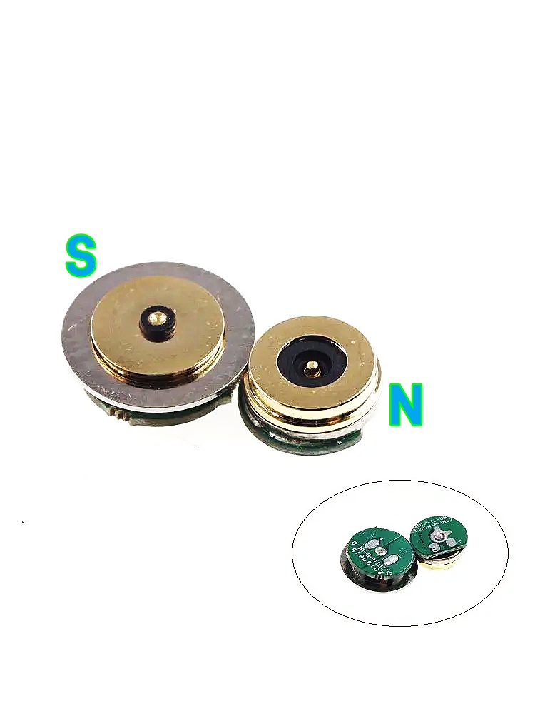 1 par de conector Pin Pogo magnético de forma Circular 1, 2, 3, 4, 5 polos, sonda macho hembra, perfil redondo de carga de energía CC: Oro