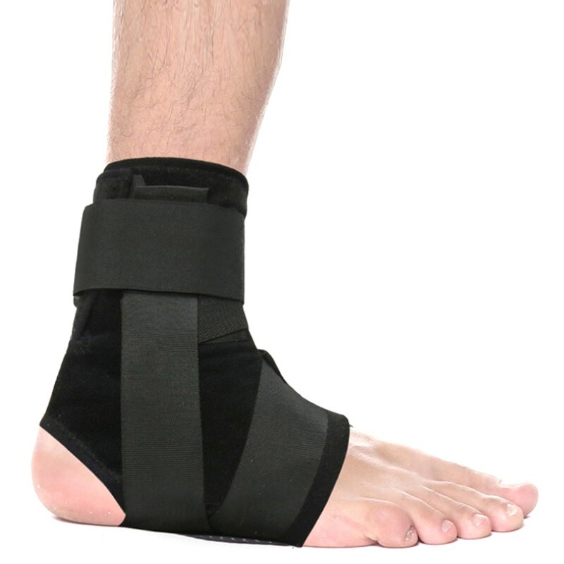 Ankle Brace Support Sports Adjustable Ankle Straps Foot Stabilizer Orthosis Football Compression Plantar Fasciitis Foot Socks: Left foot / M