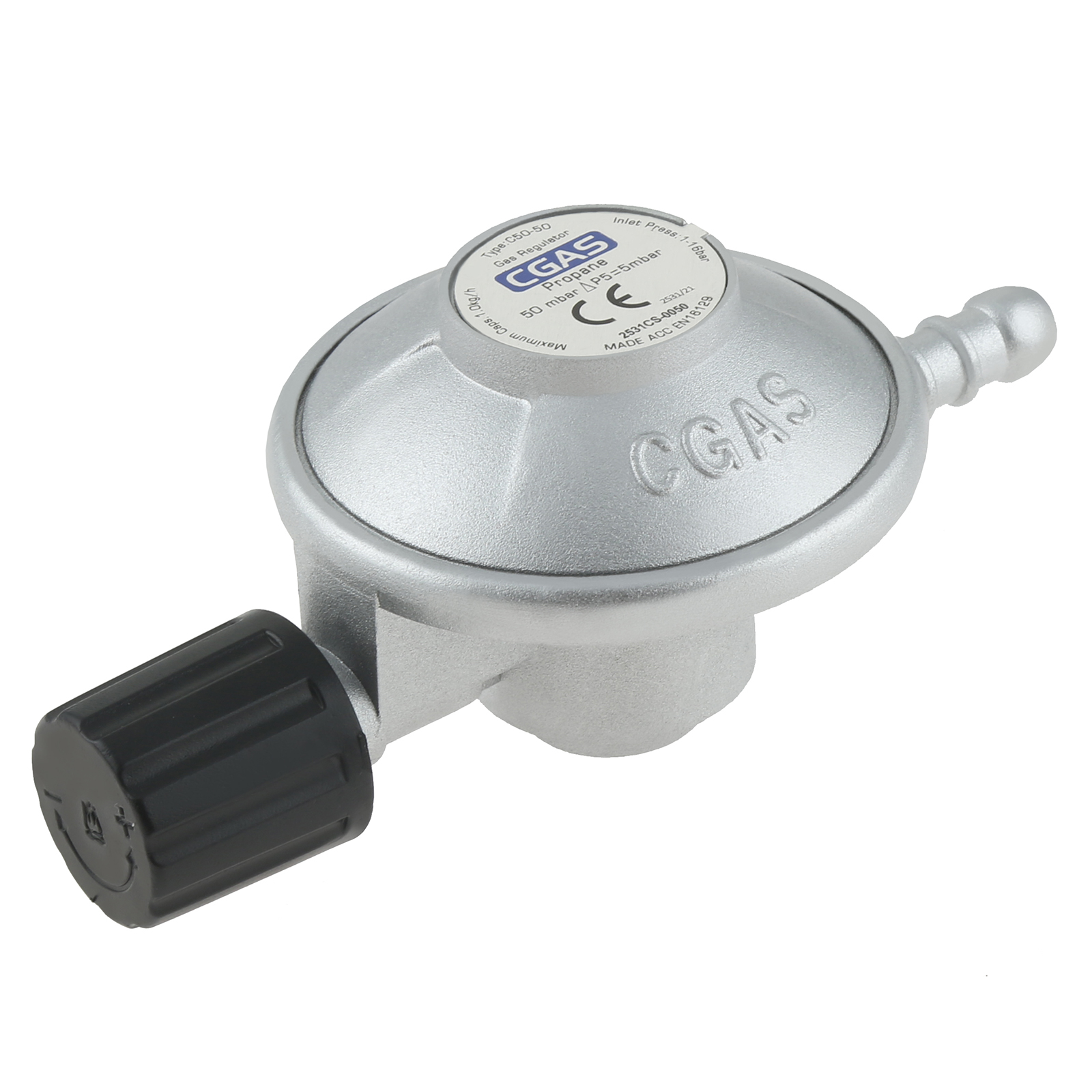 Estufa para acampar al aire libre, válvula de botella de eliminación de 1LB, flujo ajustable, regulador de propano de baja presión, conexión de manguera de púas de 8mm, 7/16 pulgadas