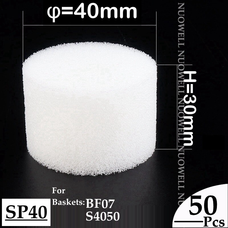 50 kpl valkoinen hydroponinen sieni puutarha vihannes mullaton viljely kasvualusta sieni vesiviljelykorit istutussieni: Sp40
