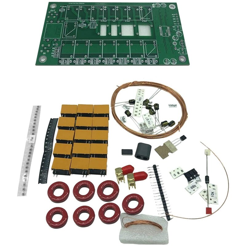 KIT DIY Automatic Antenna Tuner 1.8-50MHz ATU-100Mini Automatic Antenna Tuner By N7DDC 7X7: Default Title
