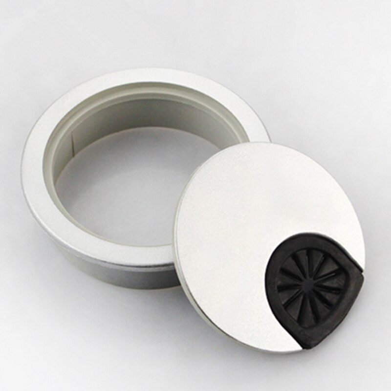 1pc Cable Hole Covers Round Computer Desk Grommet Cable Hole Covers Furniture Hardware Outlet Port Surface Line