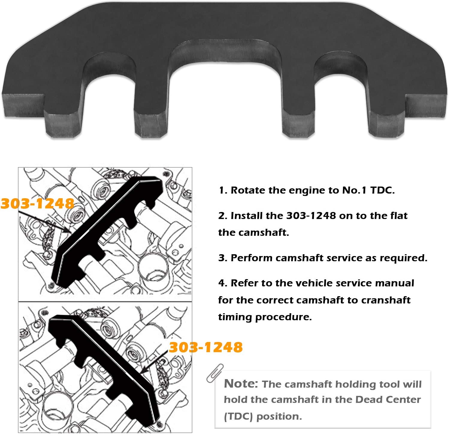 Chuang Qian One Set of 3pcs Engines Camshaft Holding Tool Timing Alignment Holder Tool For Ford 3.5L 3.7L 4V Engines