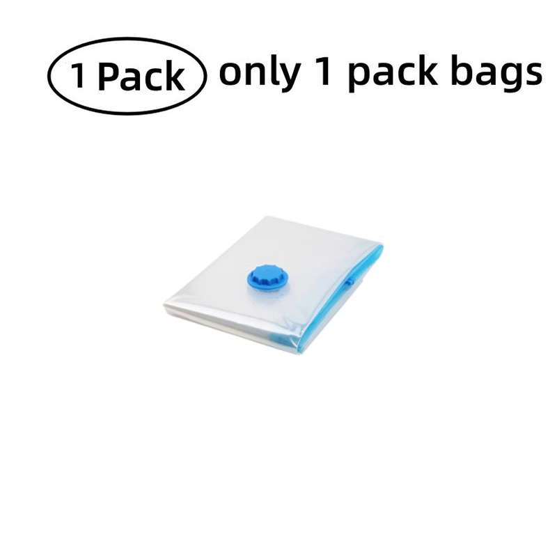 Vacuum Seal Bag Vacuum Storage Bags for Storing Clothes Organizer Space Saving Bags for Pillow Blanket Travel Vacuum Bag Package: S / black