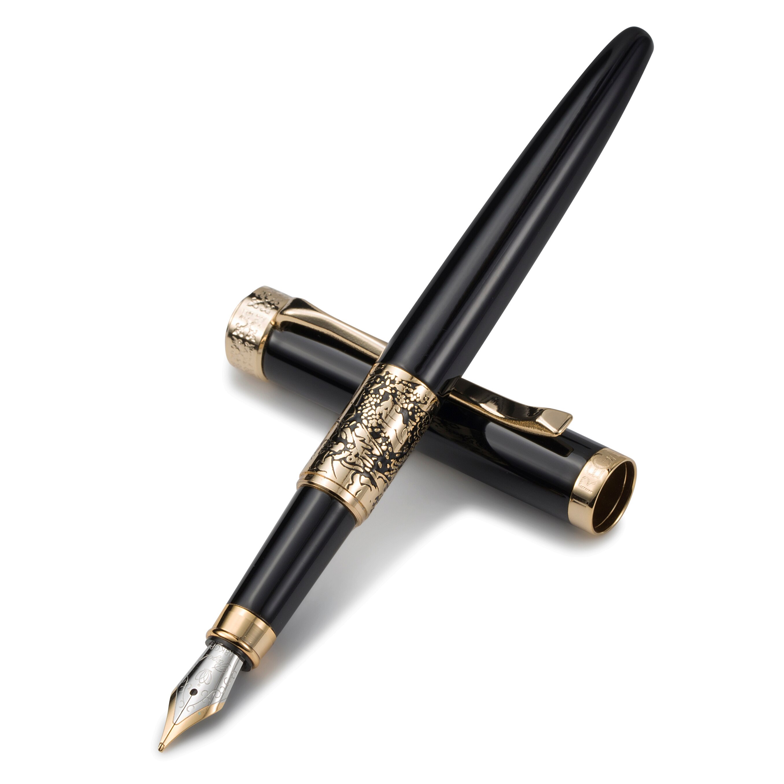 Regal Fountain Pen, Prince Commemoration Collection Germany Iridium Medium Nib Business Graduation Pen Three Color Optional