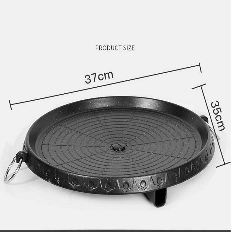 32cm BBQ Cookware outdoor cooking utensils barbecue plate grill plate outdoor nonstick stainless steel titanium furnace