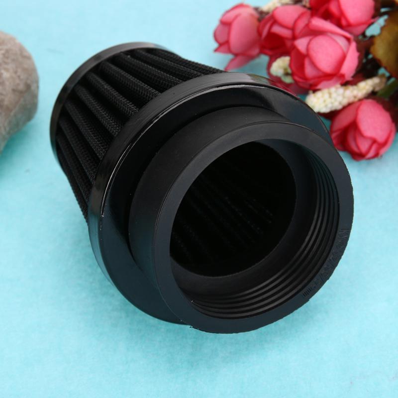 Kit de inducción de admisión de Filtro de aire para motocicleta de 60mm, filtros de cabeza de seta, limpiador de filtro de entrada de aire para motocicleta, negro para Todas las motocicletas