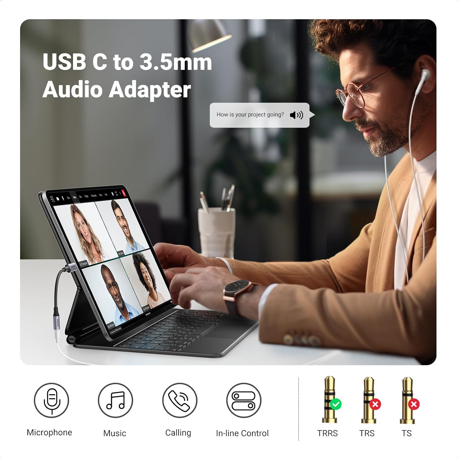 Lightning to 3.5 mm Headphone Jack Adapter Phone Dongle Converter Aux Audio Adaptor for Apple iPhone 14 13 12 11 XS XR X 8 iPad