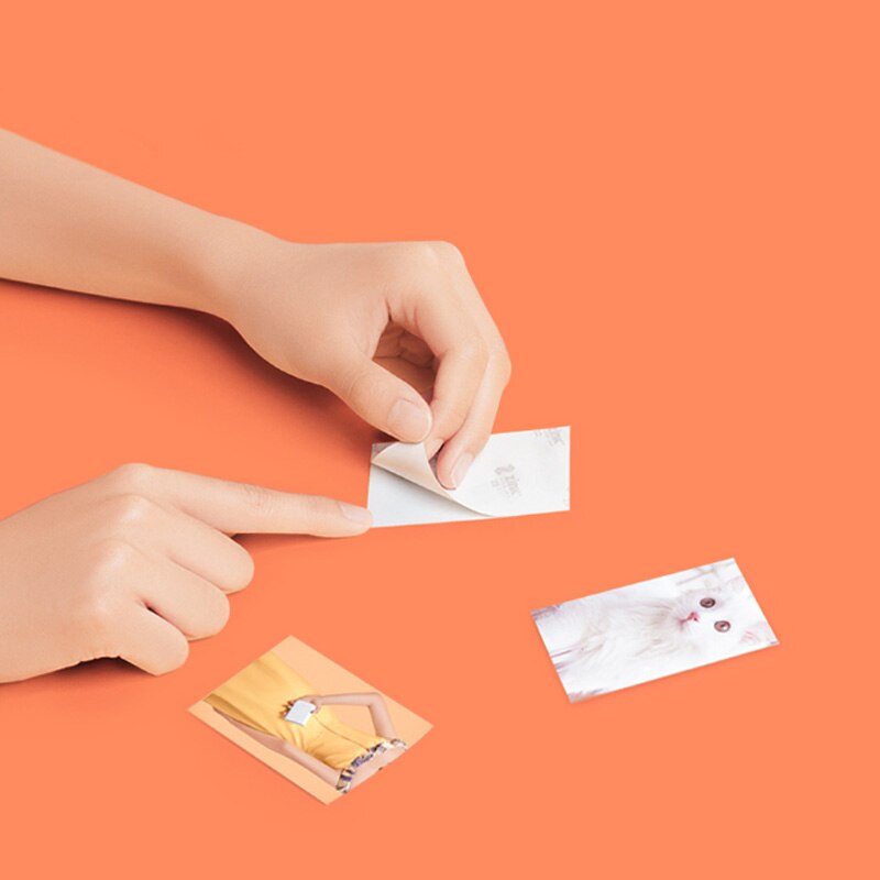 Xiaomi-impresora de bolsillo ZINK de , papel autoadhesivo, impresión fotográfica a color, Mini impresora de bolsillo de 3 pulgadas,