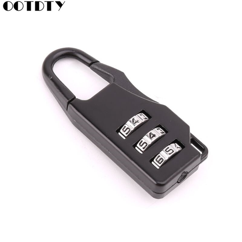 Swiss Cross Symbol Combination Safe Code Mini Padlock Luggage Travel Number Lock