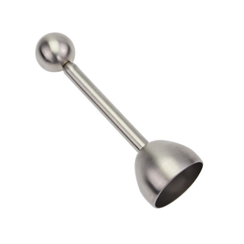 Steel Boiled Raw Egg Open Hotel Kitchen Tools Stainless Steel Egg Scissors Egg Topper Cutter Shell Opener Stainless: Egg opener B
