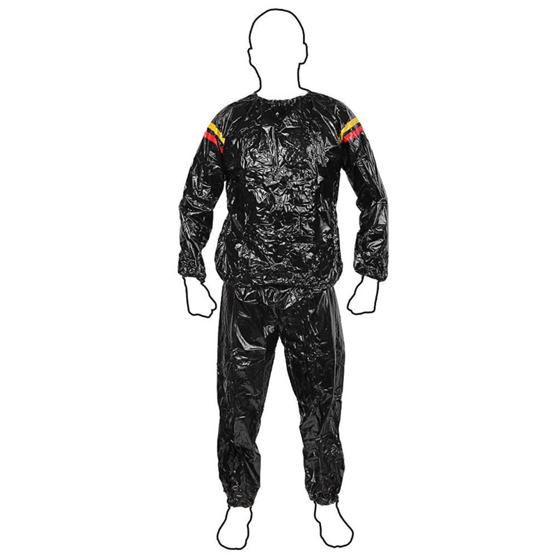 Men Women unisex Keep Slimming Weight Loss Heavy Duty Fitness Sweat Waterproof PVC Sauna Suit Clothes Exercise Gym