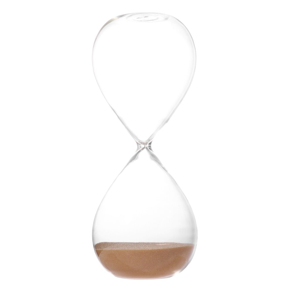 Sand Clock Timer Transparent Glass Sand Clock Modern Sand Clock Timer Sand Clock (Champagne)