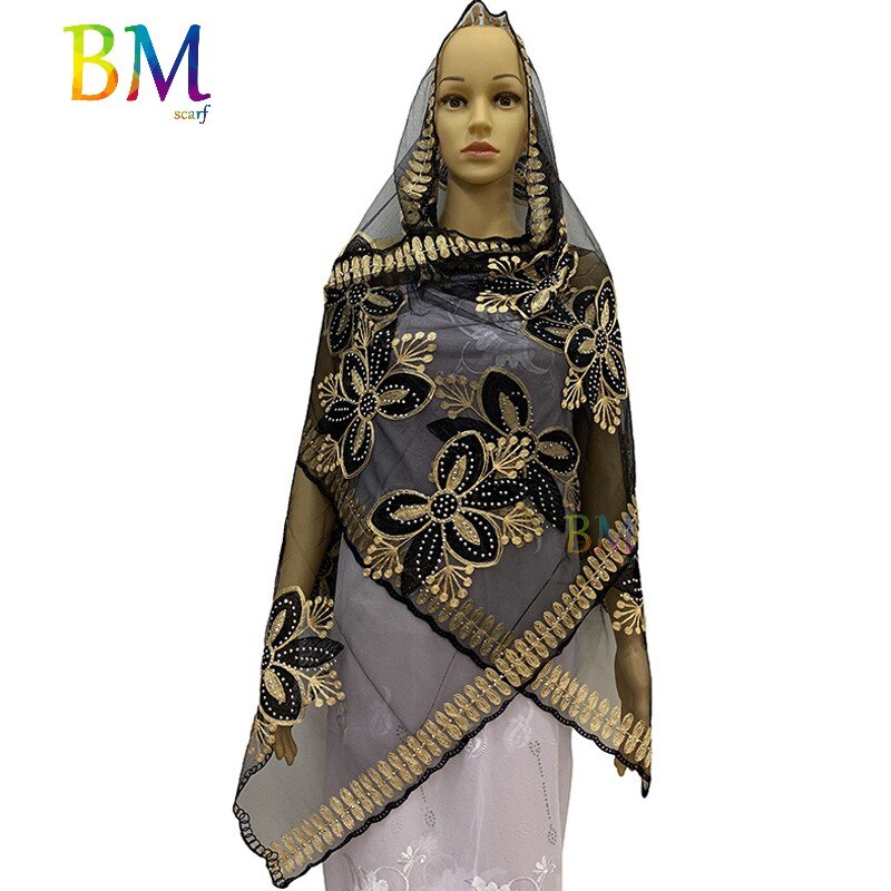 African women scarf muslim women scarf 200*50cm small net scarf for shawls BX09: BX08-7