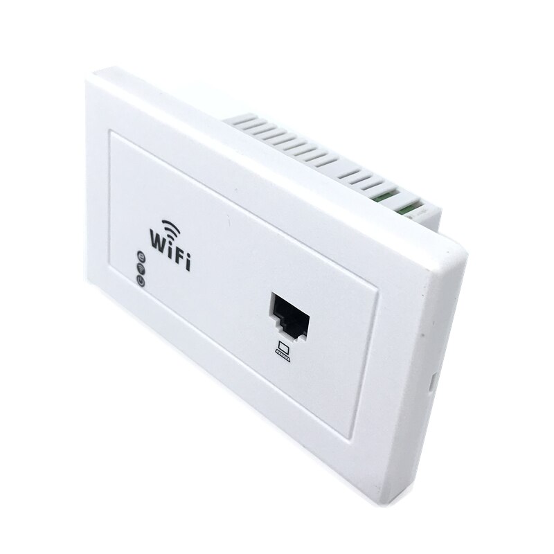 ANDDEAR White Wireless WiFi in Wall AP Hotel Rooms Wi-Fi Cover Mini Wall-mount AP Router Access Point