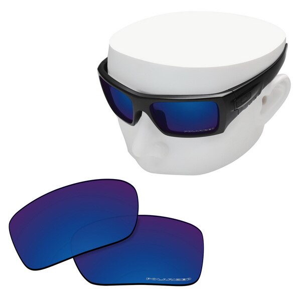 OOWLIT Anti-Kras Vervanging Lenzen voor-Oakley Si Ballistic Det Cord Geëtst Gepolariseerde Zonnebril: Deep Water