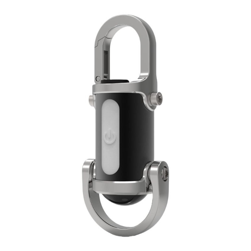 Rechargeable Inspection Light Keychain Flashlight Pendant Keyring Camping Supply 517F: WHITE
