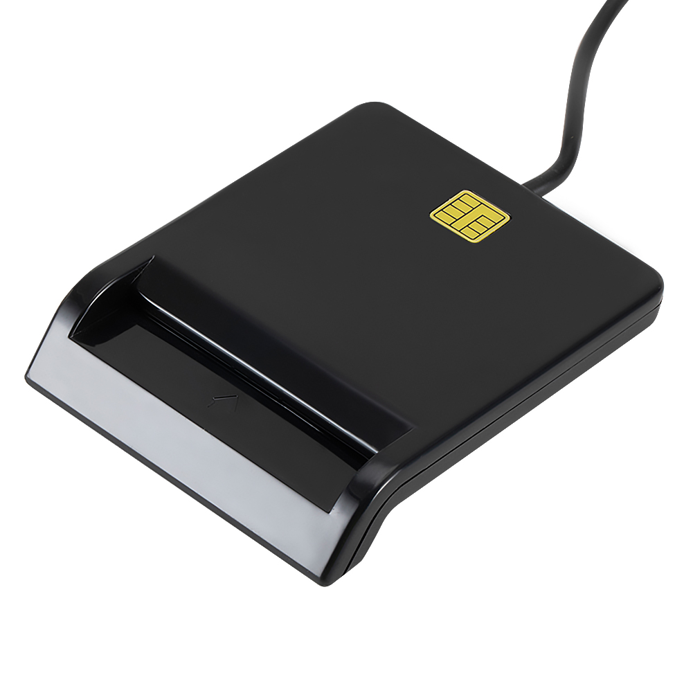 Portable USB 2.0 Intelligent Card Reader Multi-function for DNIE ATM CAC IC ID Bank SIM Card Reader Affordable Easy Use