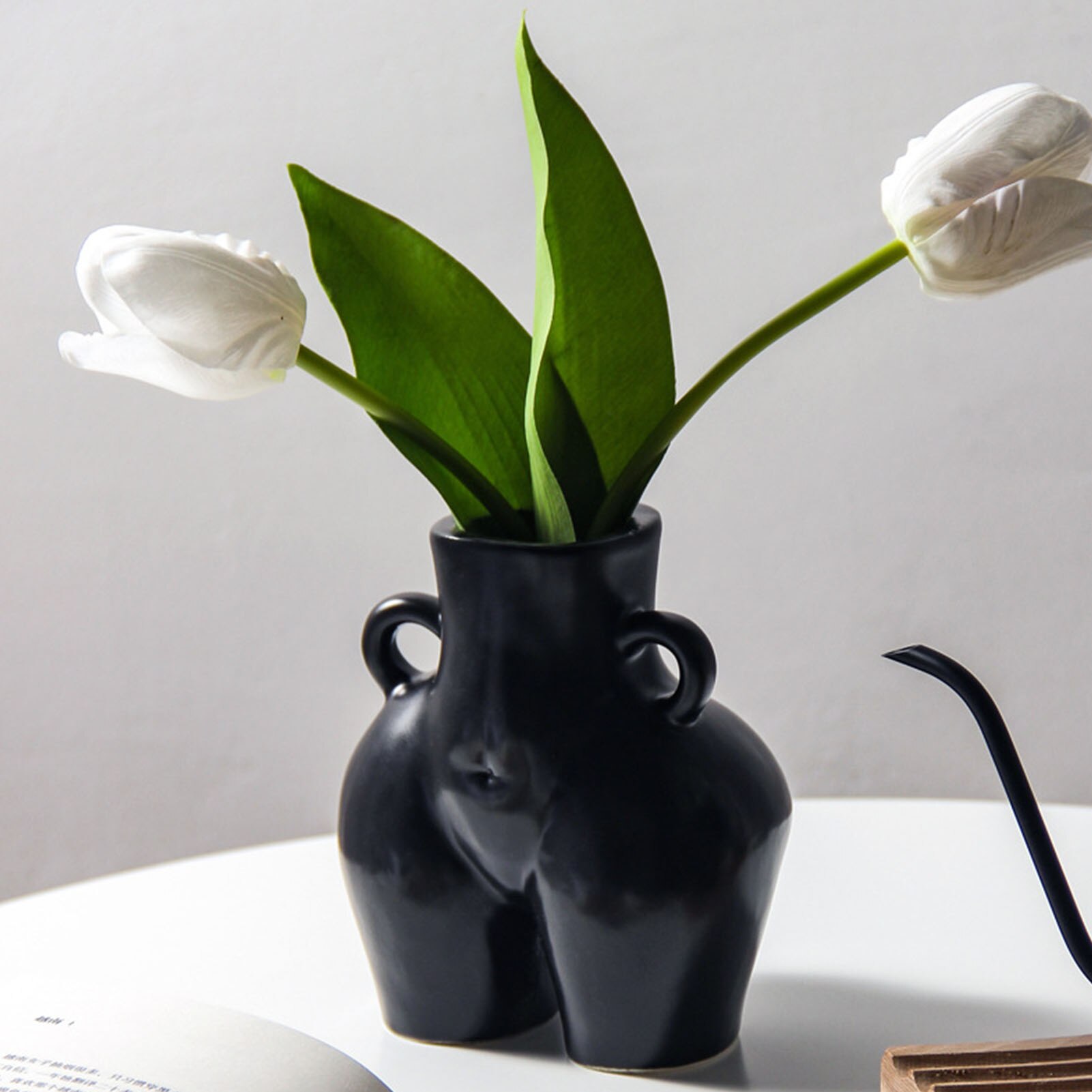 Menschliches Vase Hintern nackt Handwerk Eingerichtet Hause Dekoration Blume Anordnung Frau Blume Vasen Heimat Dekor