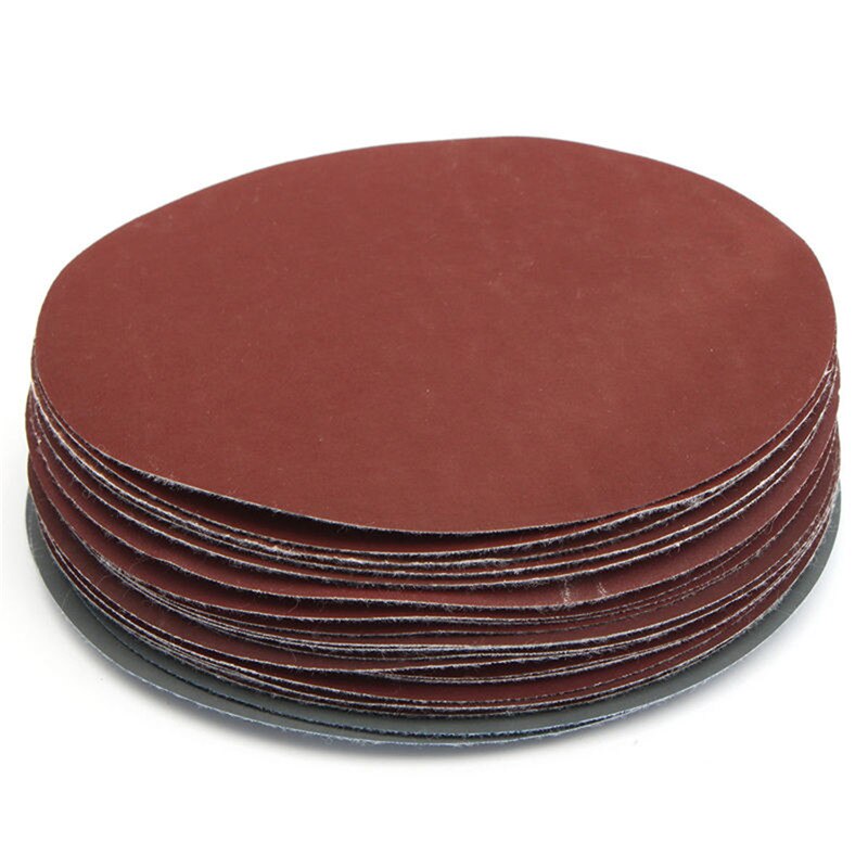 50Pcs 5/6 Inch Round Sandpaper Disk Sand Sheets 120/150mm 600-3000 Grit Hook Loop Sanding Disc For Sander Grits Abrasive Tools