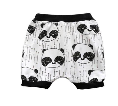 Vauvavauvat pojat lasten housut xo/kettu/banaani/panda/kala/karhu kuviot kuminauhapohjat lyhyet löysät villihousut: D / 12m