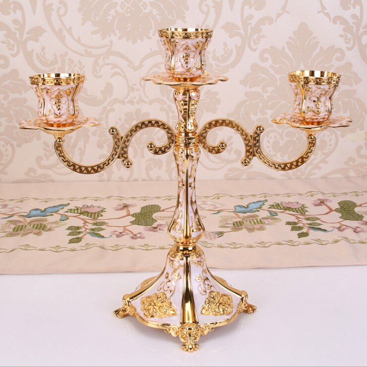 Imuwen metal lysestager lysestage luksus bordplade bryllup centerpieces lysestager til boligindretning lysestager