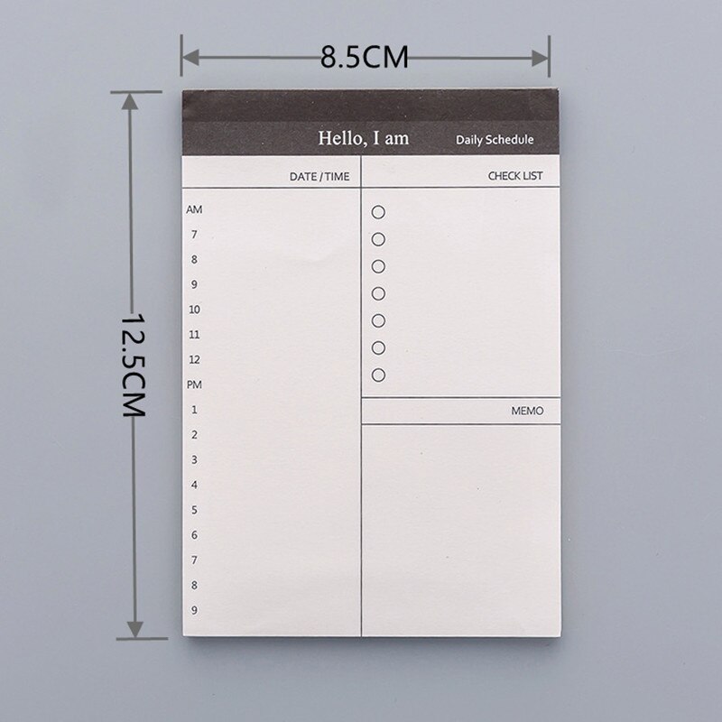 Simplicity To Do List Weekly Planner Business Checklist Daily Schedule Memo Pad Office School Stationery Day Note Samll