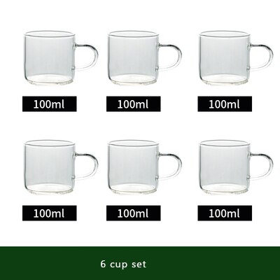 700/1400ml stor kapacitet glas te gryde kog te ware glas dampende tekande gaskomfur varmebestandig glas gryde vand kedel: 6 kop