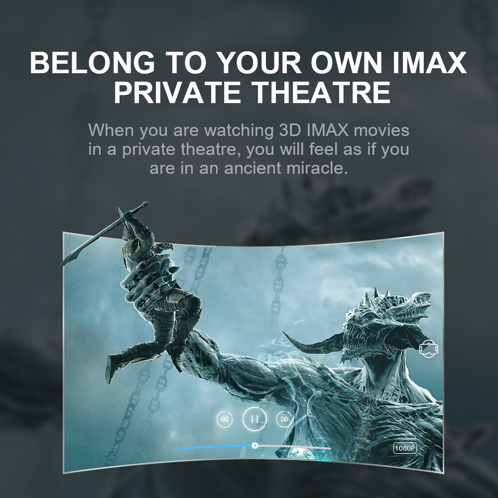 G07E 3D VR Glasses Box VR Headset Helmet For 4.7 to 6.53 Inch Smartphones Movie Video Game Virtual Reality Devices With Rocker