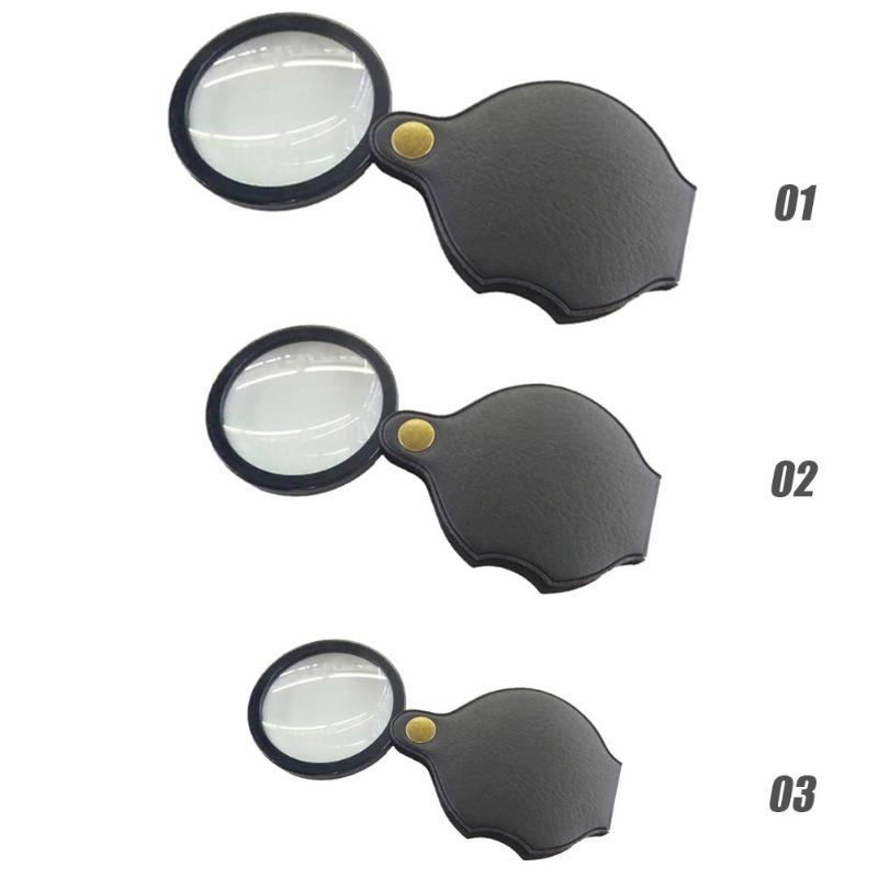 6X/8X/10X Mini Tasche Falten Lupe Schmuck Lupe HD Auge Glas Lupe Glas Objektiv Tragbare Lupe