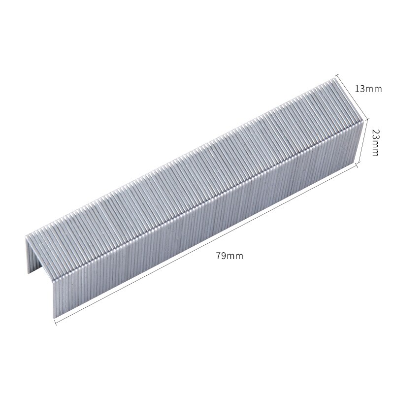 Deli 1000pcs heavy duty staples 23/23 staples 13x22 mm staples capacity bind 200 pages 70g papers 0014 Stainless steel stapler