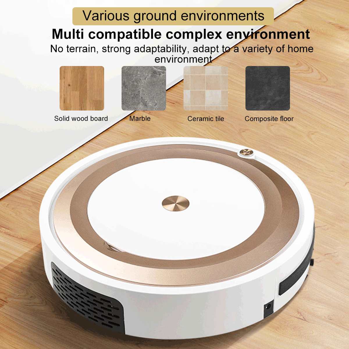 Robot Vacuum Cleaner Intelligent APP Remote Control 3-in-1 Multifunctional Robot Vacuum Cleaner Electric Sweeper Household