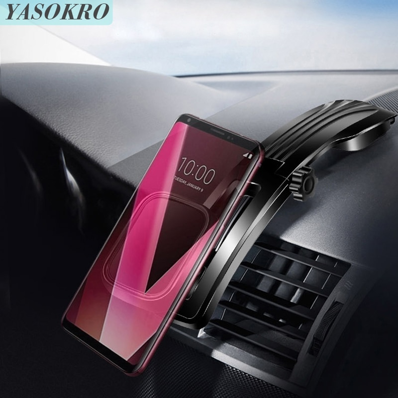 YASOKRO Universele Auto Magnetische Telefoon Houder Stand 360 ° Draaibaar Telefoon Mount Dashboard Verstelbare Voertuig Telefoon Stand