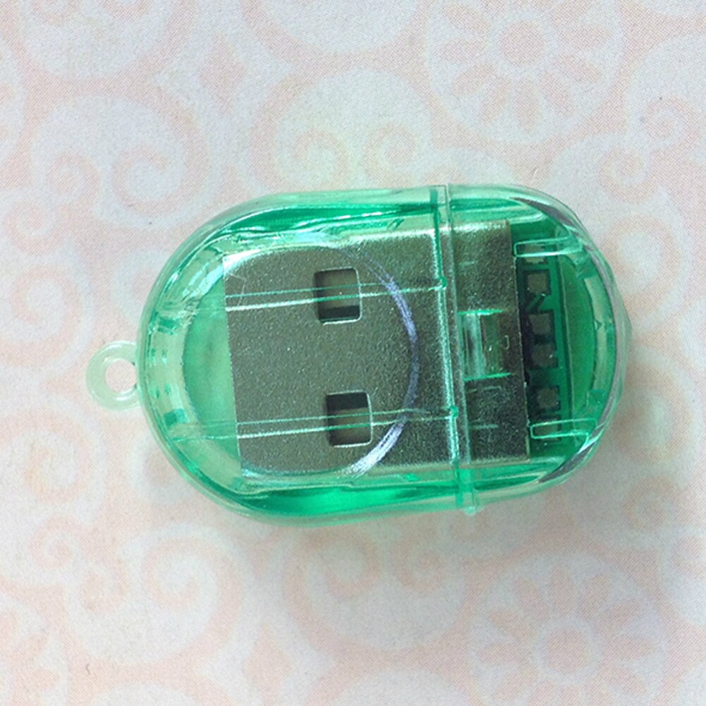 Hoge Snelheid Willekeurige Kleur Glowworm Vorm Interne Voor Mobiele Telefoon Mini Usb 2.0 T-flash Micro Draagbare Kantoor Kaartlezer