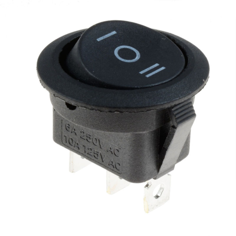 2 Pin 20mm ON/OFF Round Boat Rocker Switch Mini Waterproof Cap LED illuminated Car Dashboard Dash Boat Van 12V