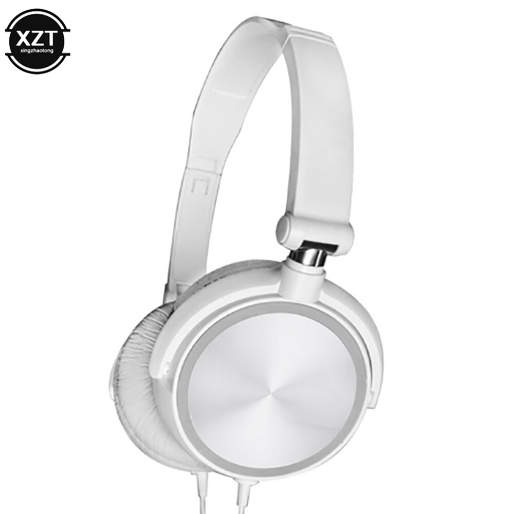 3.5Mm Koptelefoon Hifi Muziek Hoofdtelefoon Stereo Bass Headset Sport Oortjes Noise Cancelling Voor Xiaomi Huawei Iphone: white