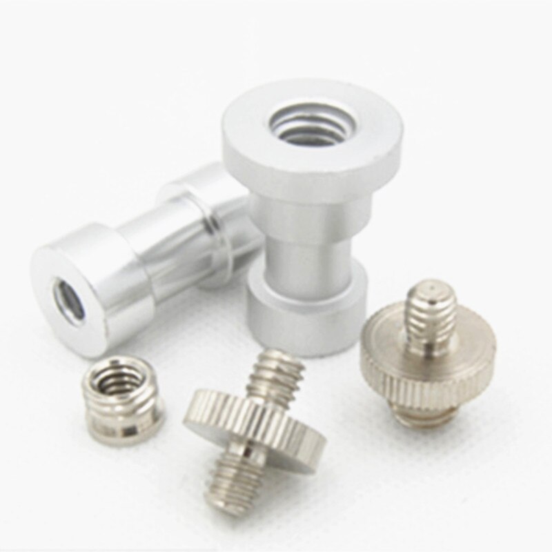 Jadkinsta-Adaptador de montaje de tornillo para cámara DSLR, 1/4 "a 3/8", soporte de luz, placa de liberación rápida macho a hembra