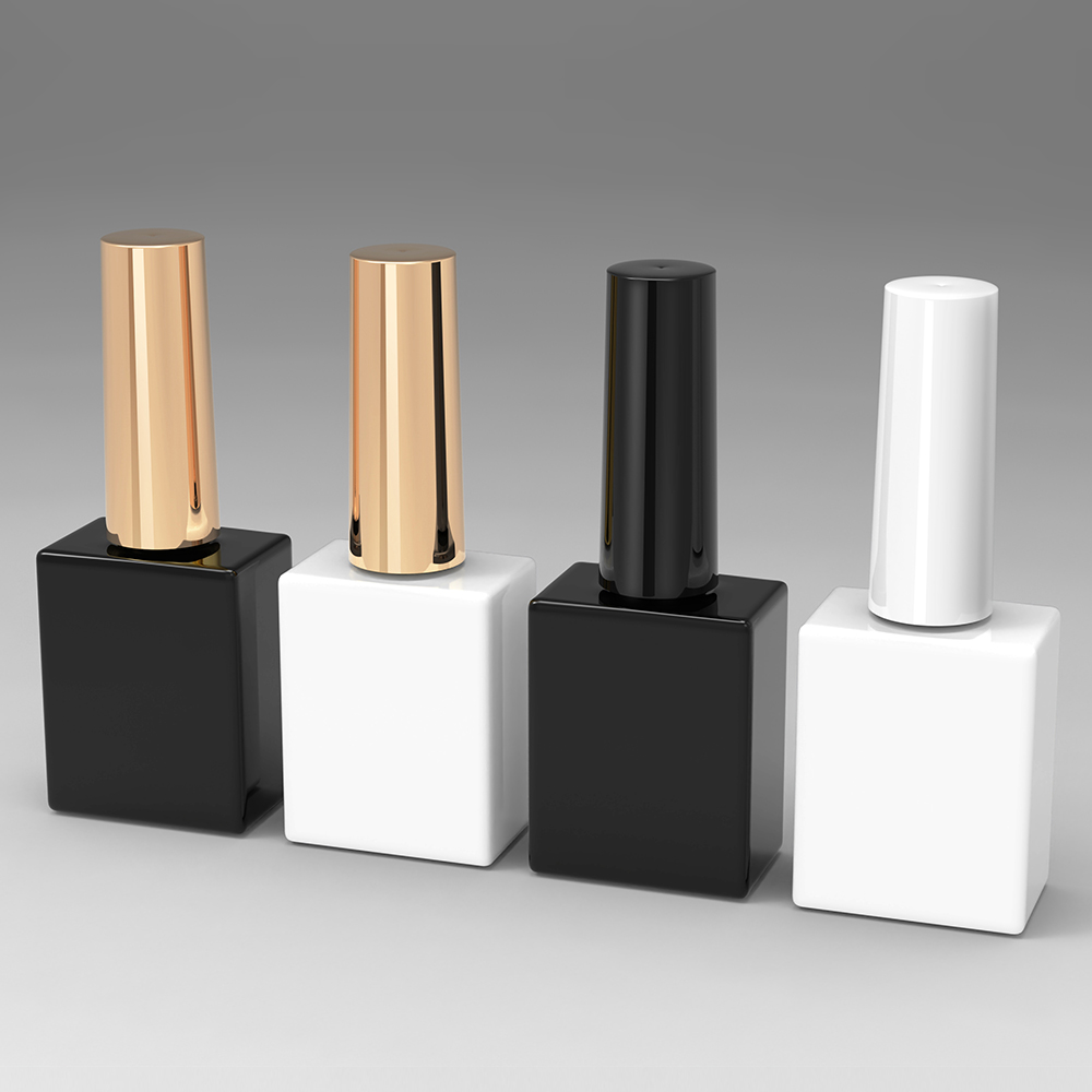 15 ml 6 stks/set Lege Gel Nagellak Flessen Met Borstels Nagels Gel Glazen Container Hervulbare Cosmetische Pot Manicure Nagelriemolie