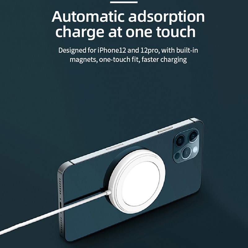 Orignal 15W Magnetic Fast Wireless Charger For iPhone 12 Pro Max Mini 11 EU Plug Fast 20W Charger Huawei QI Charging XS Max X XR