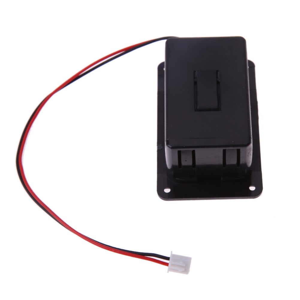 1pc ABS 9V Battery Box Case Cover Holders for Guitar Bass Pickup for Ukulele With Wires Black Replacement Accessories