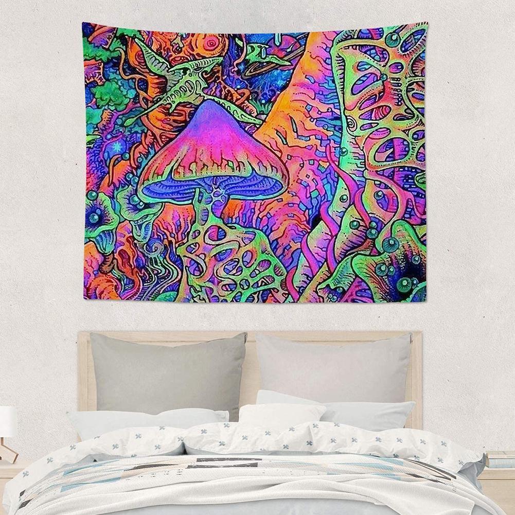 Abstract mushroom psychedelic background cloth background tapestry cloth tapestry mural wall decoration decoration home L1K9