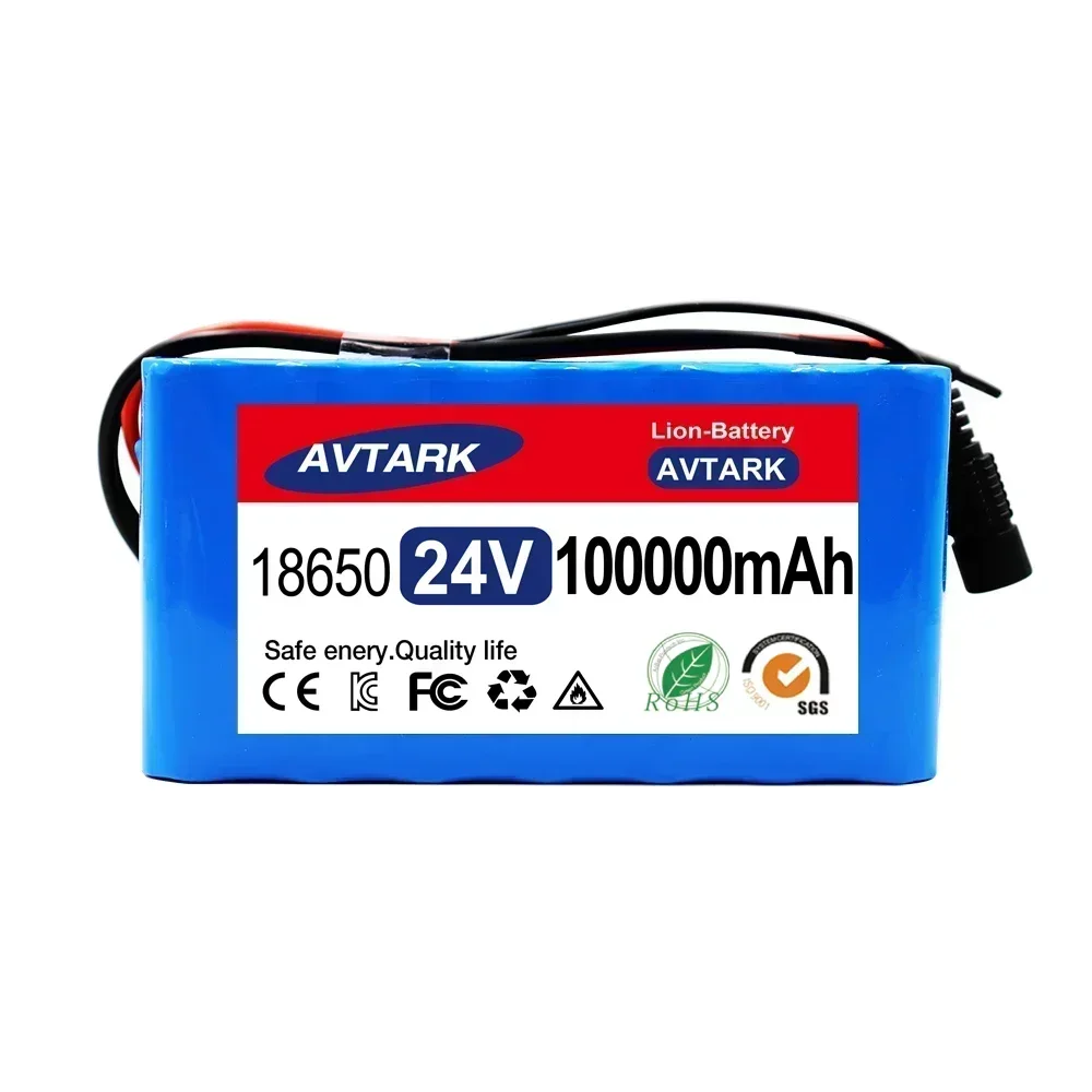 24V 18650 7S3P 100000mAh Rechargeable Batteries 24V Lithium Battery Wheelchair Battery 7s3p Battery Pack for Bicycle
