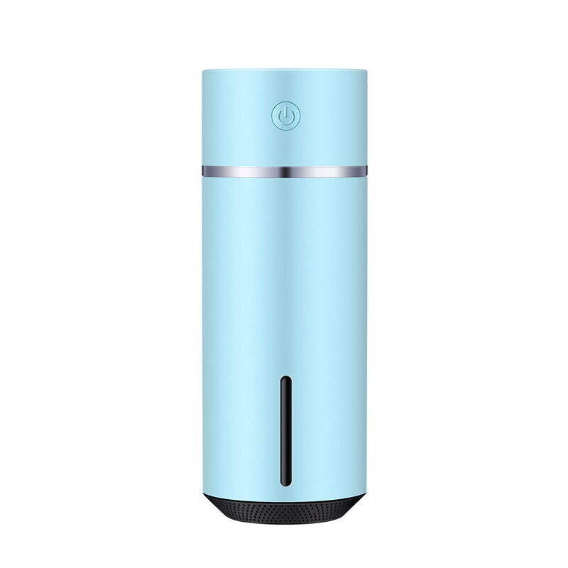Aroma etherische olie diffuser mini ultrasoon  dz01 luchtbevochtiger luchtreiniger led-lamp usb auto luchtverfrisser mistmaker: Blauw