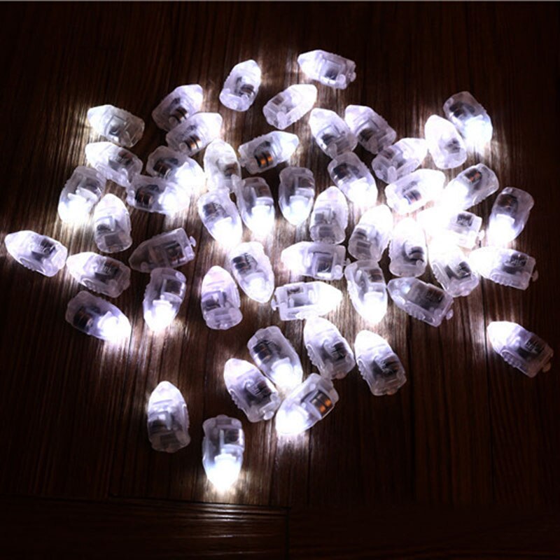 20 stk farverig led ballon lys glød flash ball lamper papir mini lanterne ballon lampe jule halloween fest dekoration