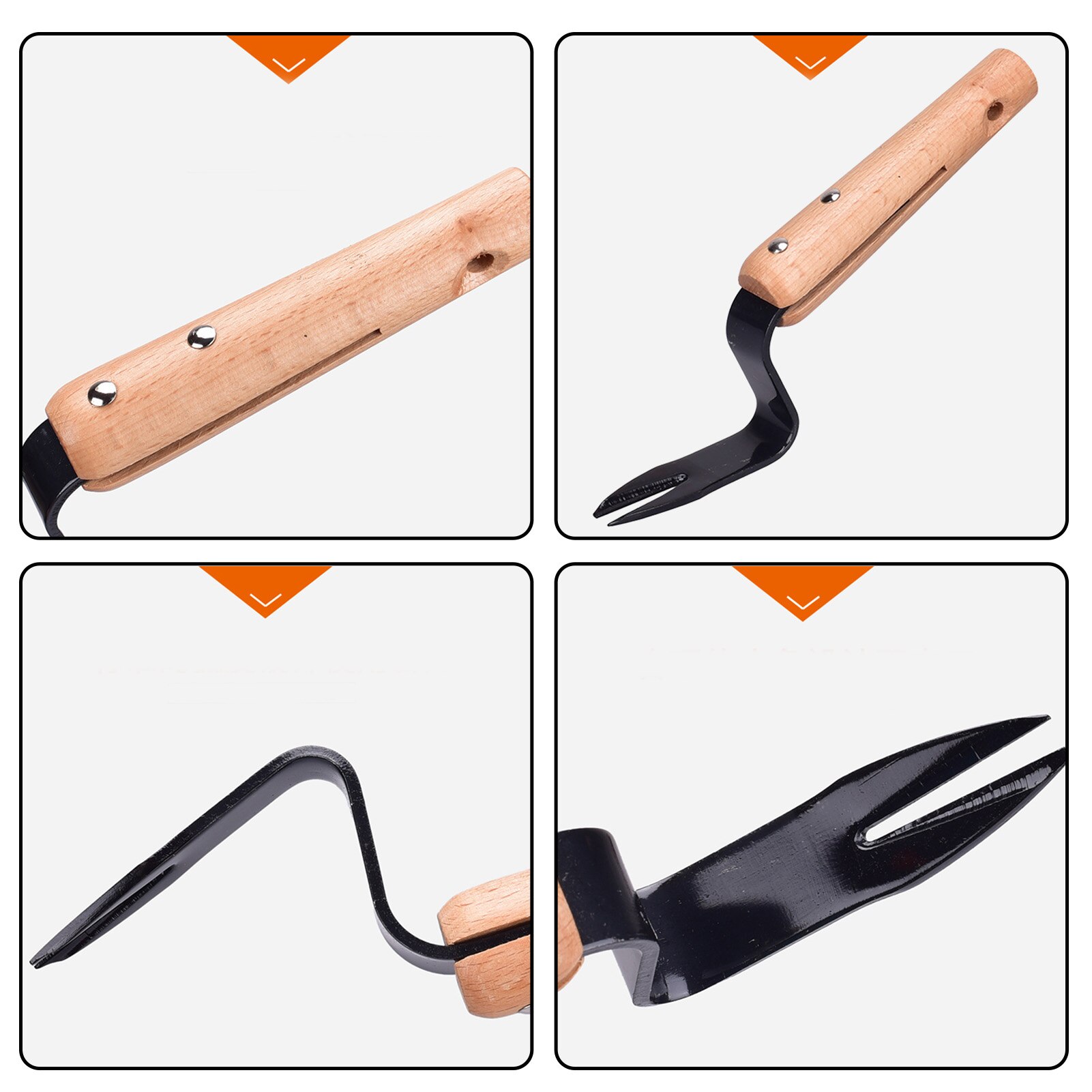 Handheld Manual Root Lifter Weeder Outdoor Garden Lawn Weeds Remover Gardening Multifunction Weeding Tool
