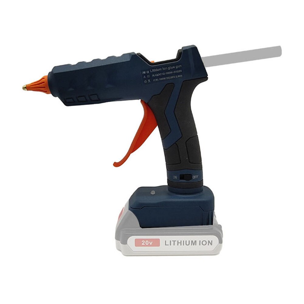 Electric Melt Glue Machine Portable Cordless Lithium Glue Extrusion Tool Applicator for Home DIY Arts Crafts Adhesive