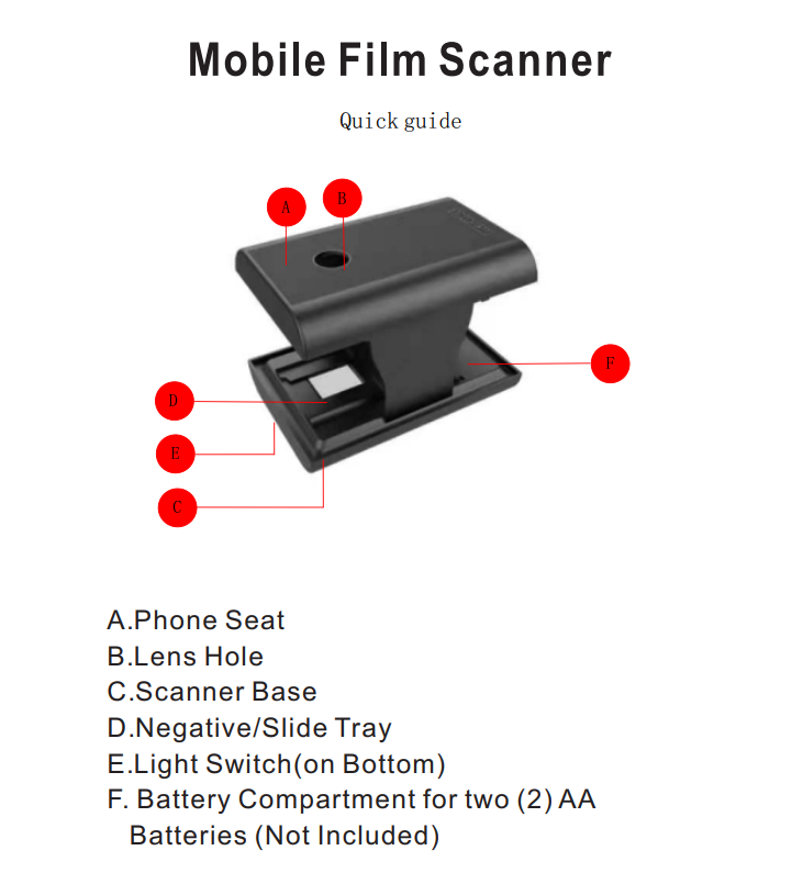 TON169 Mobile Film and Slide Scanner Lets You Scan and Play with Old 35mm 135mm Films and Slides Using Your Smartphone
