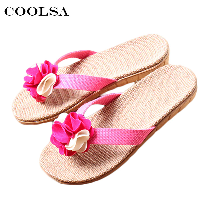Votoda sommar herr linne tofflor tyg webbing lin flip flops platta halkfria hem tofflor man casual strand sandaler skor