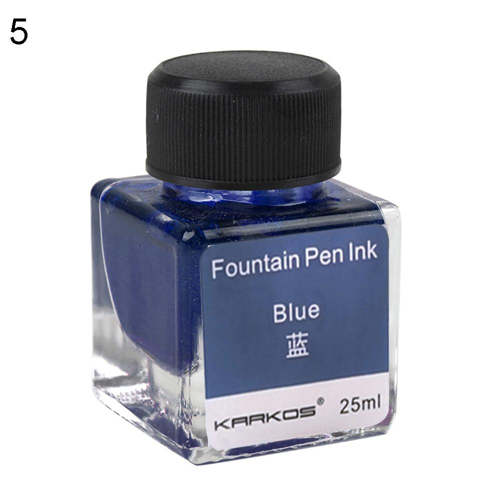Pen refill 25ml 6 Colors Non-Carbon Glitter Calligraphy Painting Drawing Fountain Pen Ink